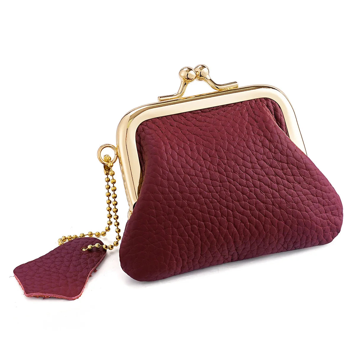 Tejesa  Multi-Color Genuine Leather Mini Coin Purse Compact Change Wallet Top Layer Cowhide Women Small Wallet