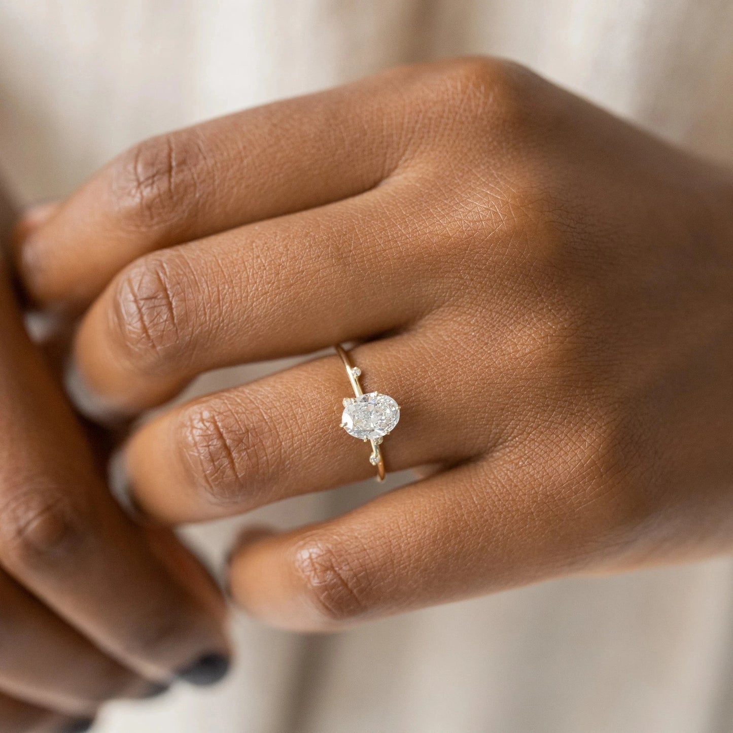 ROXI Elegant Geometry Egg Shape Crystal Gold Rings for Women Rings Jewelry 925 Sterling Silver Finger Rings Hearts Wedding Rings