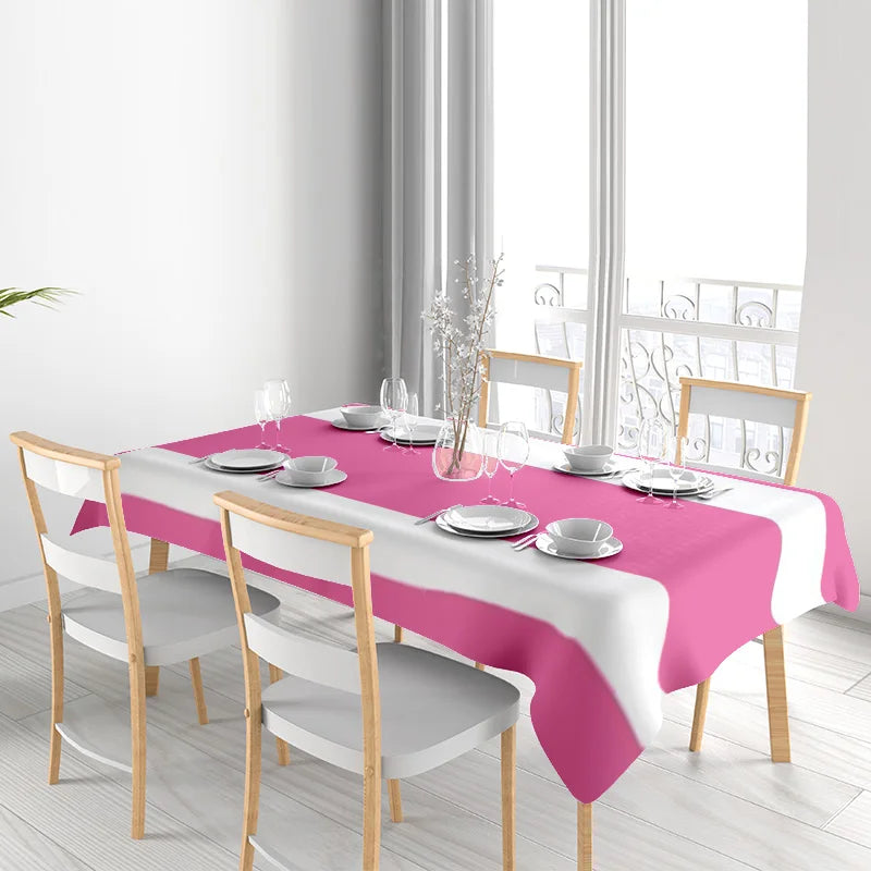 Tejesa Waterproof Tablecloth for Dining Room  Overlay Table Cover Party Decor /Luxury Table Linens Home Kitchen Table