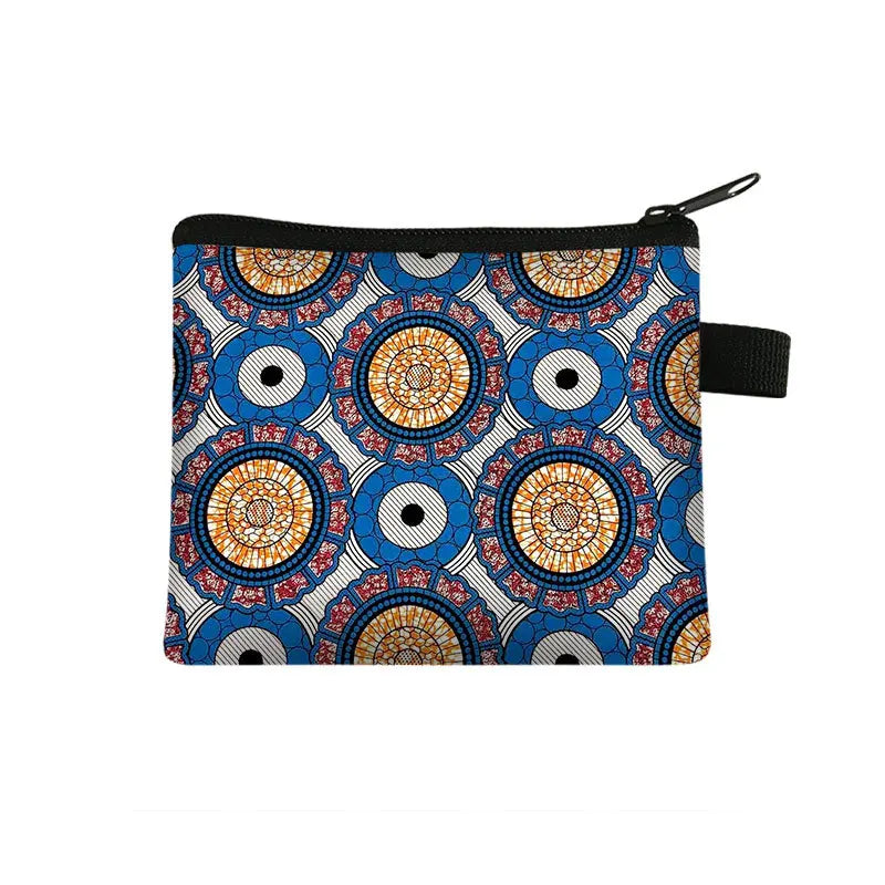 Tejesa Geometric Design Portable Card Bag Coin Key Storage Bags Hand Bag Small Square Bag Coin Purse Pochette Sac Billetera Wallet