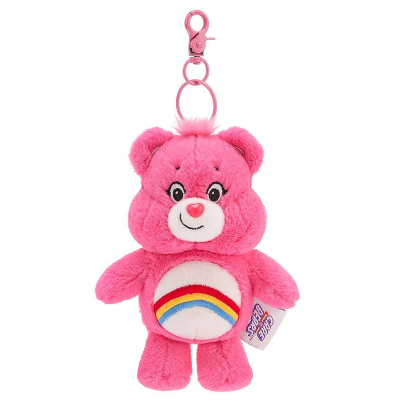 Tejesa Care Bears Plush Carebears Rainbown Bear Plush Anime Hobby Toy Keychain Bag with Sound Dolls Christmas Birthday Gifts