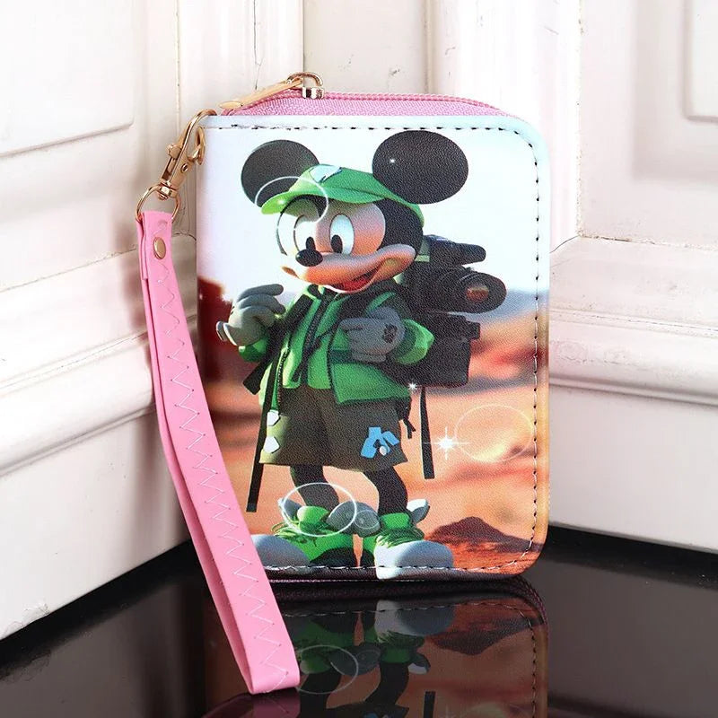 Cartoon Kuromi Short Version Waterproof Money Bag Zipper Coin Purse Multiple Card Slots Wallet Portable Decoration Girl Gift