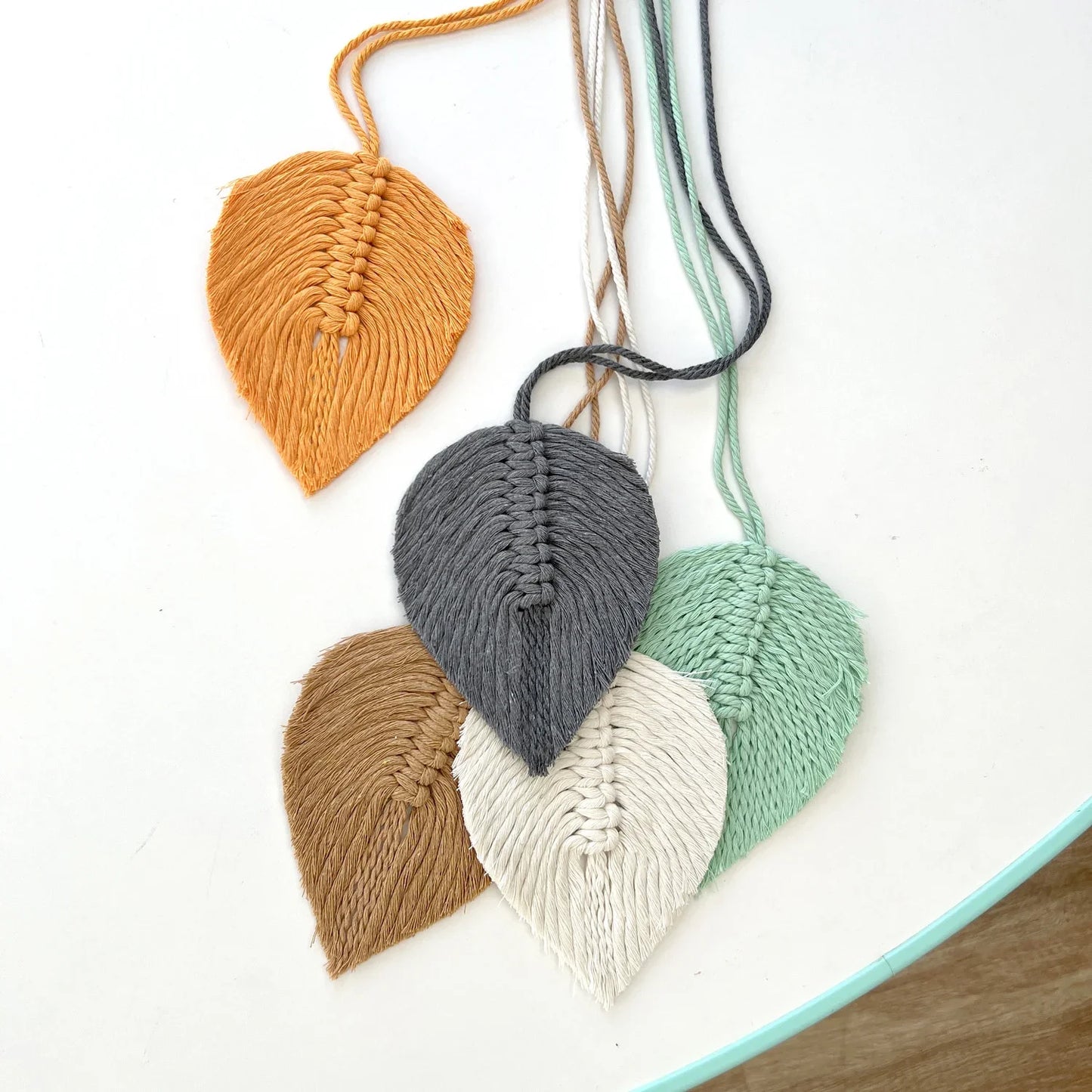 Leaf Tassels Curtain Tie Backs Hand-Woven Cotton Tassel Curtain Straps Tie Decorative Bedroom Living Room Accessories Boho Decor