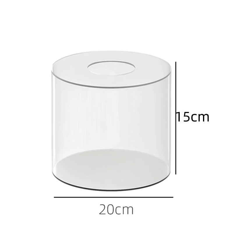 1PC Acrylic Cake Display Board Round Cake Edge Smoother Scraper Tray DIY Cake Refillable Board Base Clear Cake Stand Tools