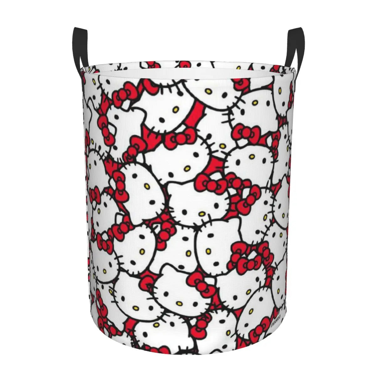Hemasa Hello Kitty Laundry Basket Large Storage Basket Cartoon Sanrio Girls Boys Toy Organizer