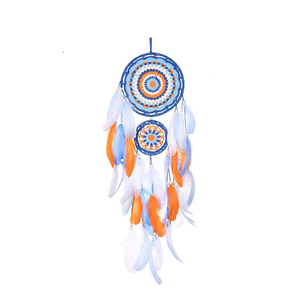 Tejesa Bohemian Feathers Dream Catcher Large Window Hangings Bedroom Pendants Home Decorations Handmade Accessories For Festival Gifts