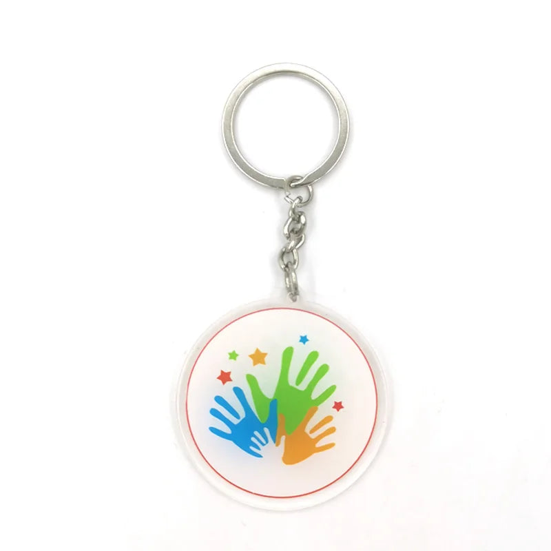 Autism Pattern Anime Lanyard Badge Holder ID Card Lanyards Mobile Phone Rope Key Lanyard Neck Straps Keychain Key Ring