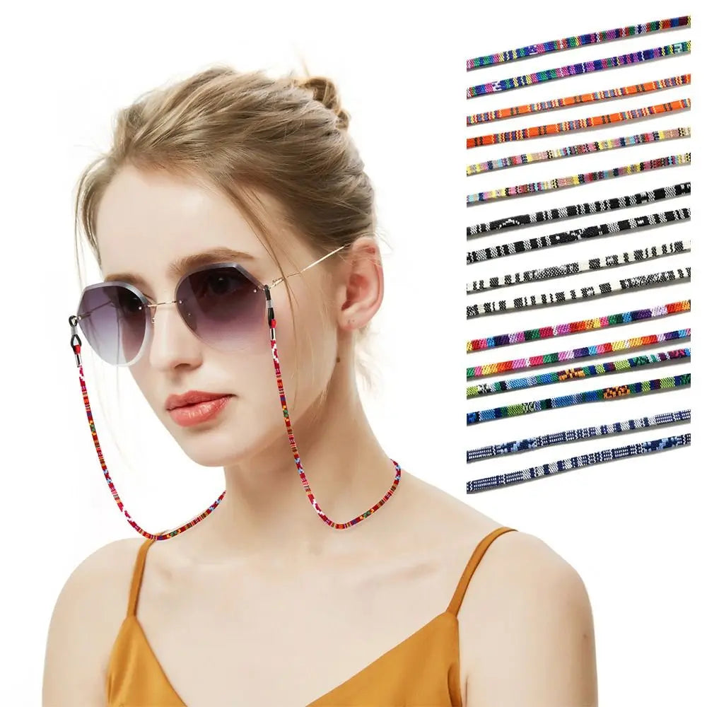 Tejesa  Universal Retro Glasses Chain Sunglasses Non-Slip Neck Cord Strap Eyeglass Sports Lanyard String Reading Glasses Accessories