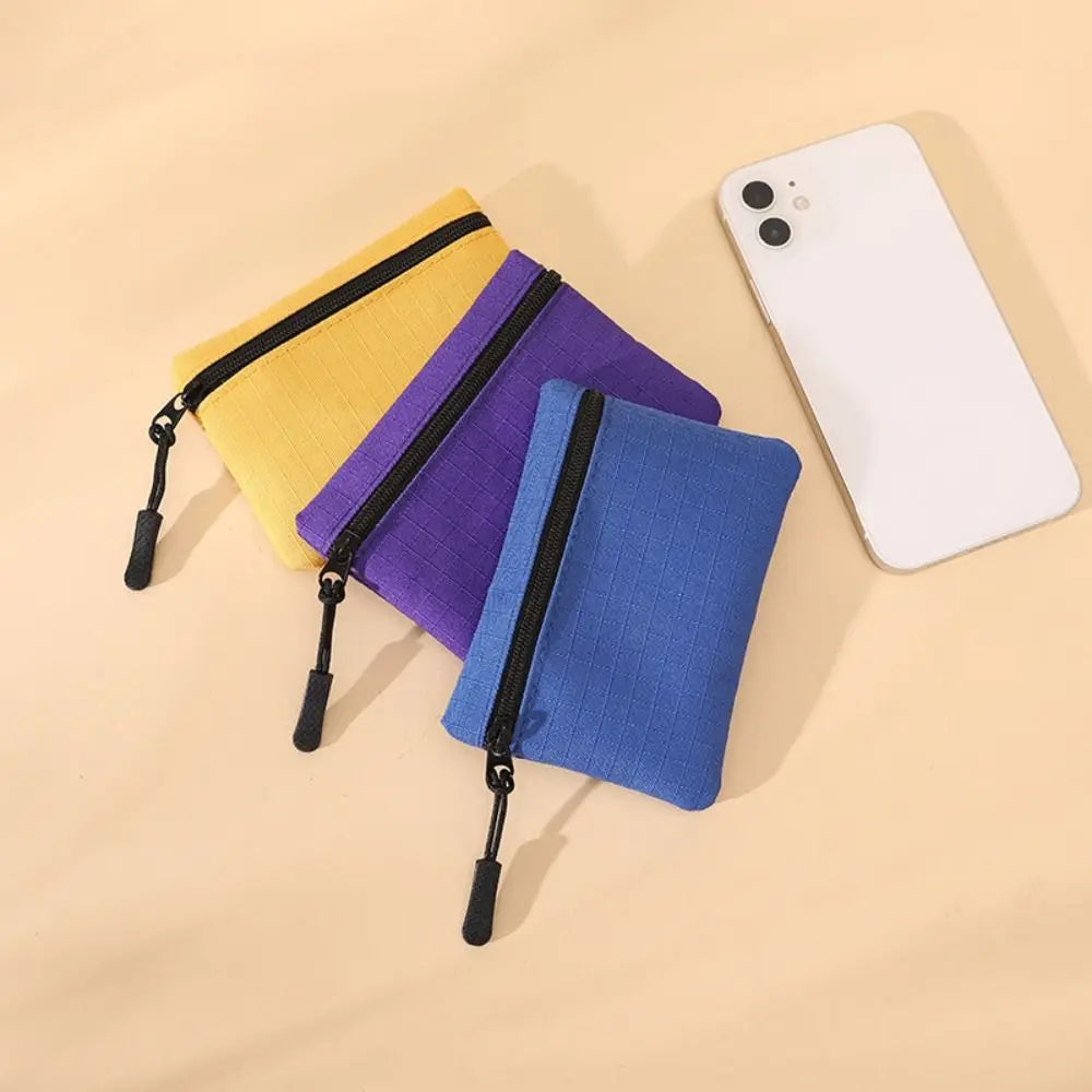 Hemasa  Mini Coin Purse Simple Zipper Kid Storage Pouch/ Money Pocket  Key Bag Women