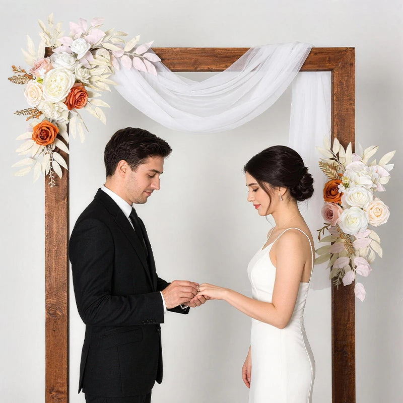Tejesa Artificial Flower Arch for Home Decoration/Wedding/Festival/ Hotel and Auditorium