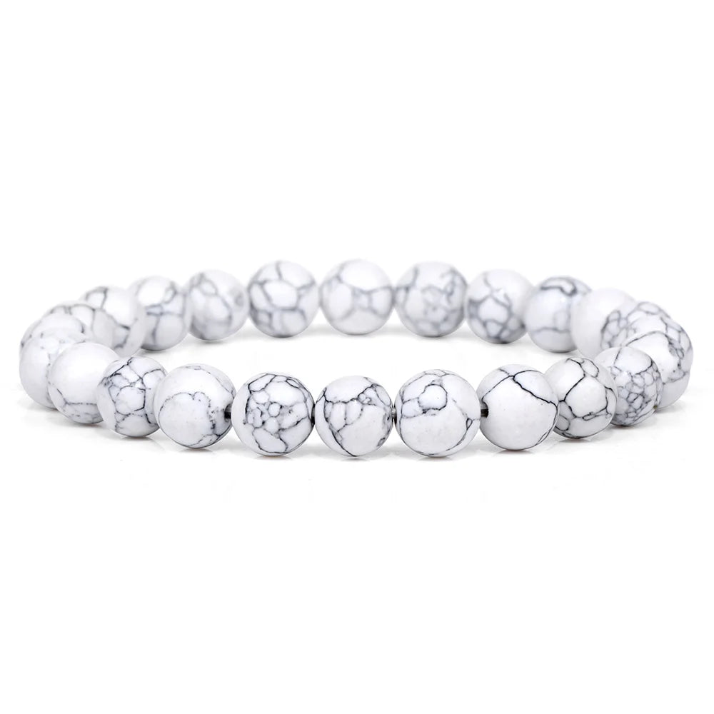 Hemasa  Cat Eye Beaded Bracelets 3Pcs/Set Natural Stone Amethyst Beads Bracelets Multicolor Stretch Bangle Women Yoga Wrist Jewelry