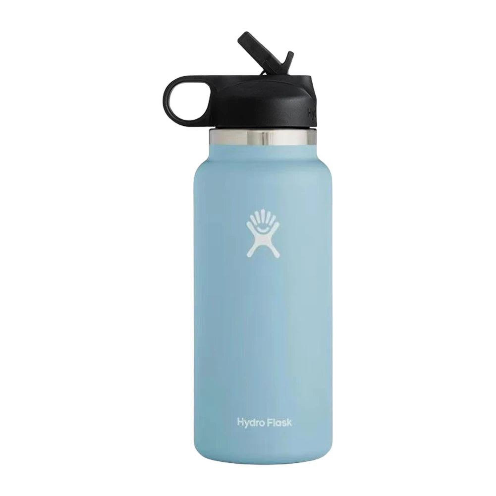 Hemasa 40oz Sports Water Bottle Insulated Vacuum Water Bottle Flex Cap Straw Lid Stainless Steel Vacuum Flask for Coffee Tea and Drinks