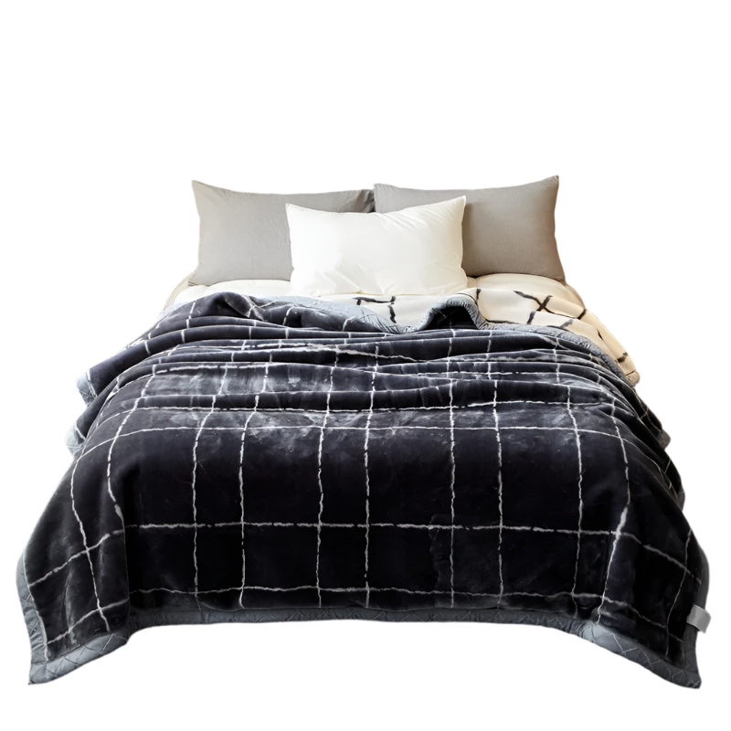 Hemasa New Flower Pettern  Pluffy warm blanket   150/180/200cm