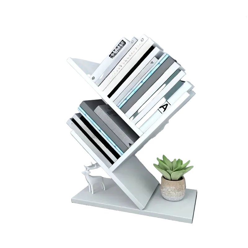 Tejesa Multi Layered Desktop Bookshelf /Wooden Desktop Storage Rack/ Multi-layered book shelf