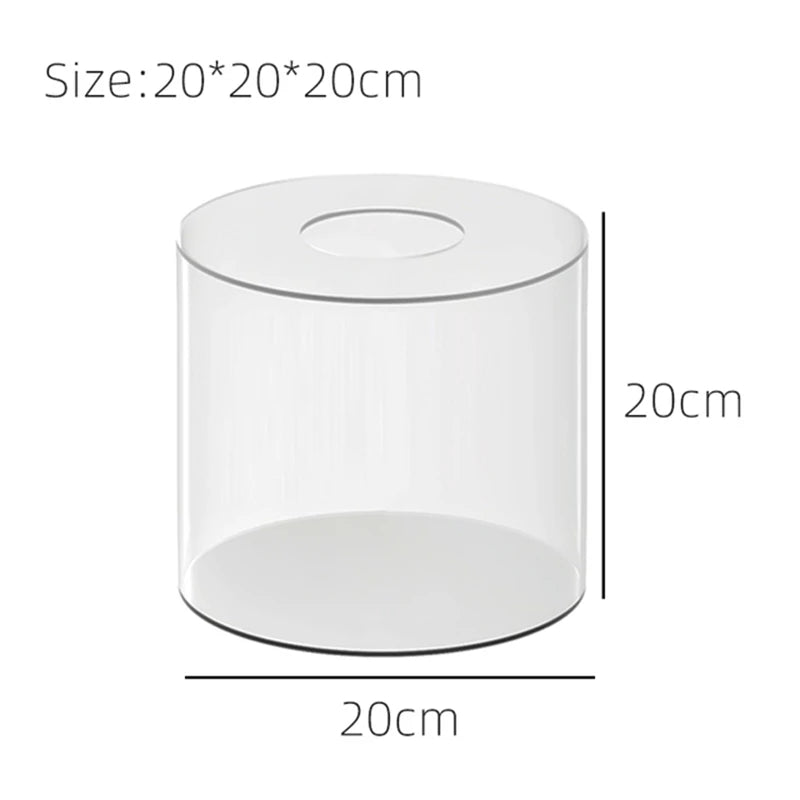 1PC Acrylic Cake Display Board Round Cake Edge Smoother Scraper Tray DIY Cake Refillable Board Base Clear Cake Stand Tools