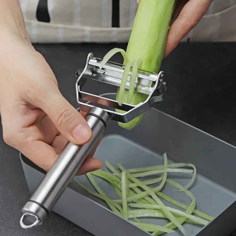 Hemasa Stainless Steel Peeler Fruit Vegetable Melon Potato Carrot Cucumber Multifunction Grater Julienne Peeler Slicer Kitchen Tool
