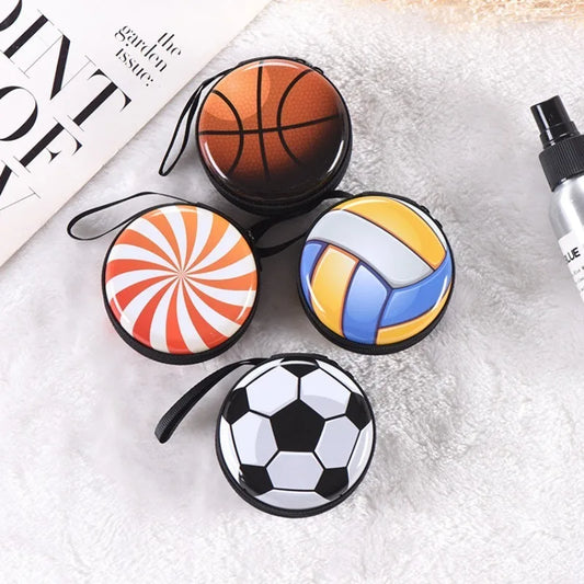 Fashion New Creativity Mini Portable Cute  Football Basketball Volleyball Zero Wallet Small Pendant Coin Purses Children's Gift