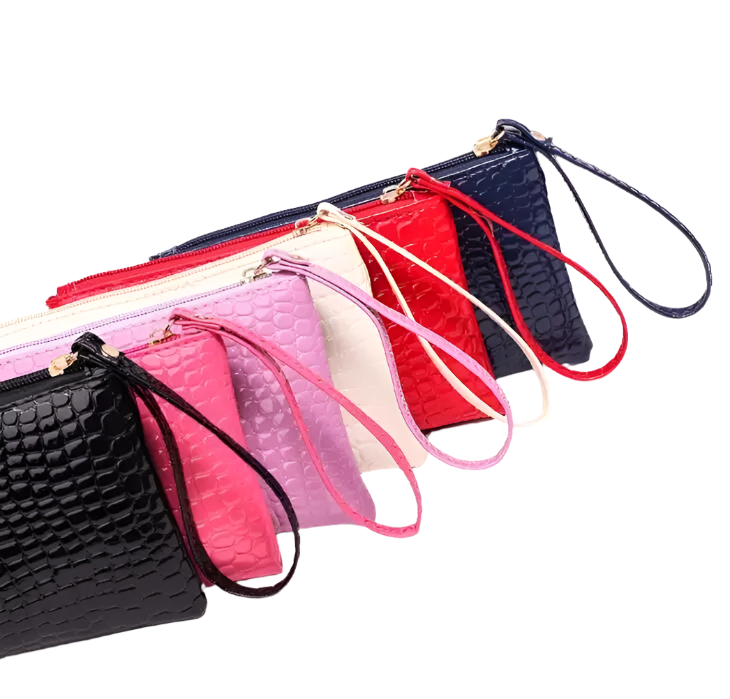 Women Coin Purse with Zipper Ladies Black Money Wallet Bag Designer Pu Leather Female Coin Purse Card Holder Wallet Pouch