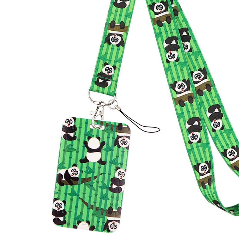 Tejesa Butterfly Lanyard Business Credit Card Holder Neck Strap Keychain Hang Rope ID Badge Holder Lariat Lasso