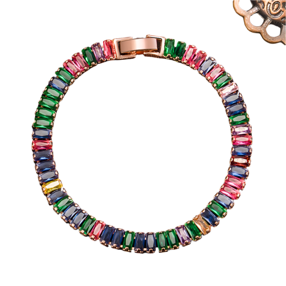 Hemasa 925 Sterling Silver Bracelet Luxury  Zirconia Hand Jewelry Bracelet Women /Girls