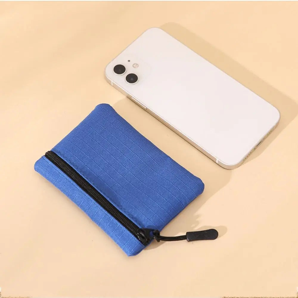 Hemasa  Mini Coin Purse Simple Zipper Kid Storage Pouch/ Money Pocket  Key Bag Women