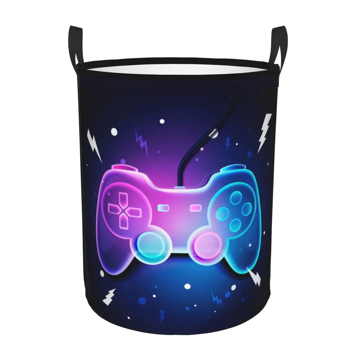 Hemasa Gamer Gaming Controller Laundry Large Clothes Storage Basket