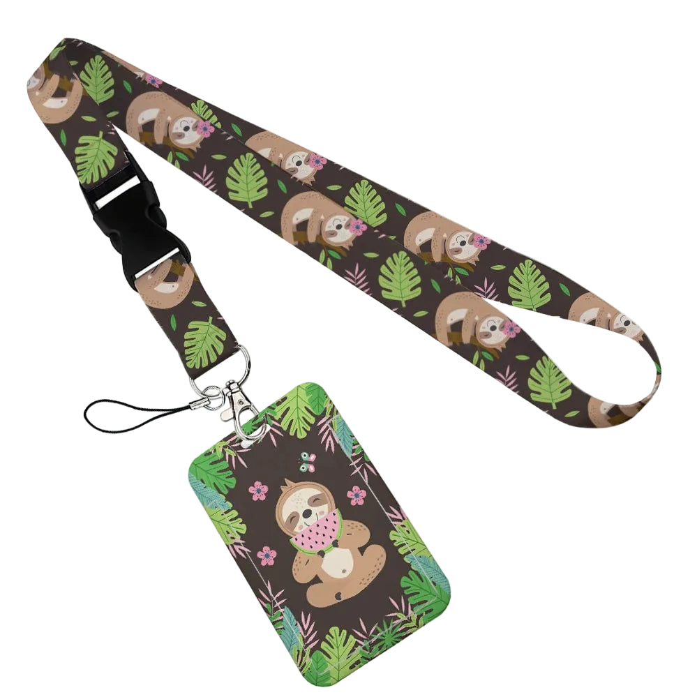 Tejesa Animal Collection The vertical card Holder Card Neck Strap Lanyards for Keys /Keychain Badge