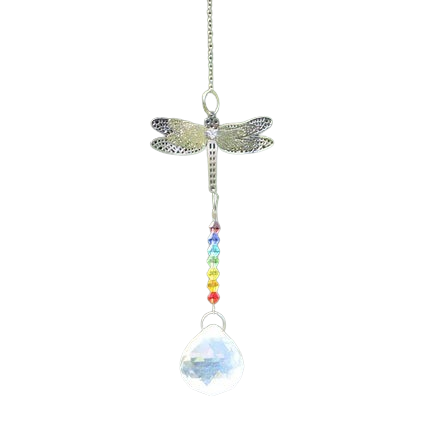 Hemasa 1PCS AB Crystal Suncatchers/Dragonfly Pendant/Window Decor Christmas Birthday Gifts