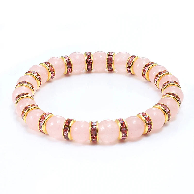 Heamsa  Natural Stone Stretchable  Bracelet