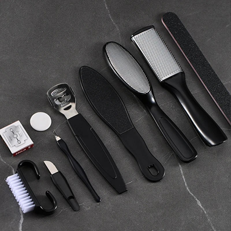 Foot Rub 10 in 1 to Remove Dead Skin Callus Scraping Foot Planer Foot Sharpener Foot Skin Planer Foot Board File Pedicure Tool
