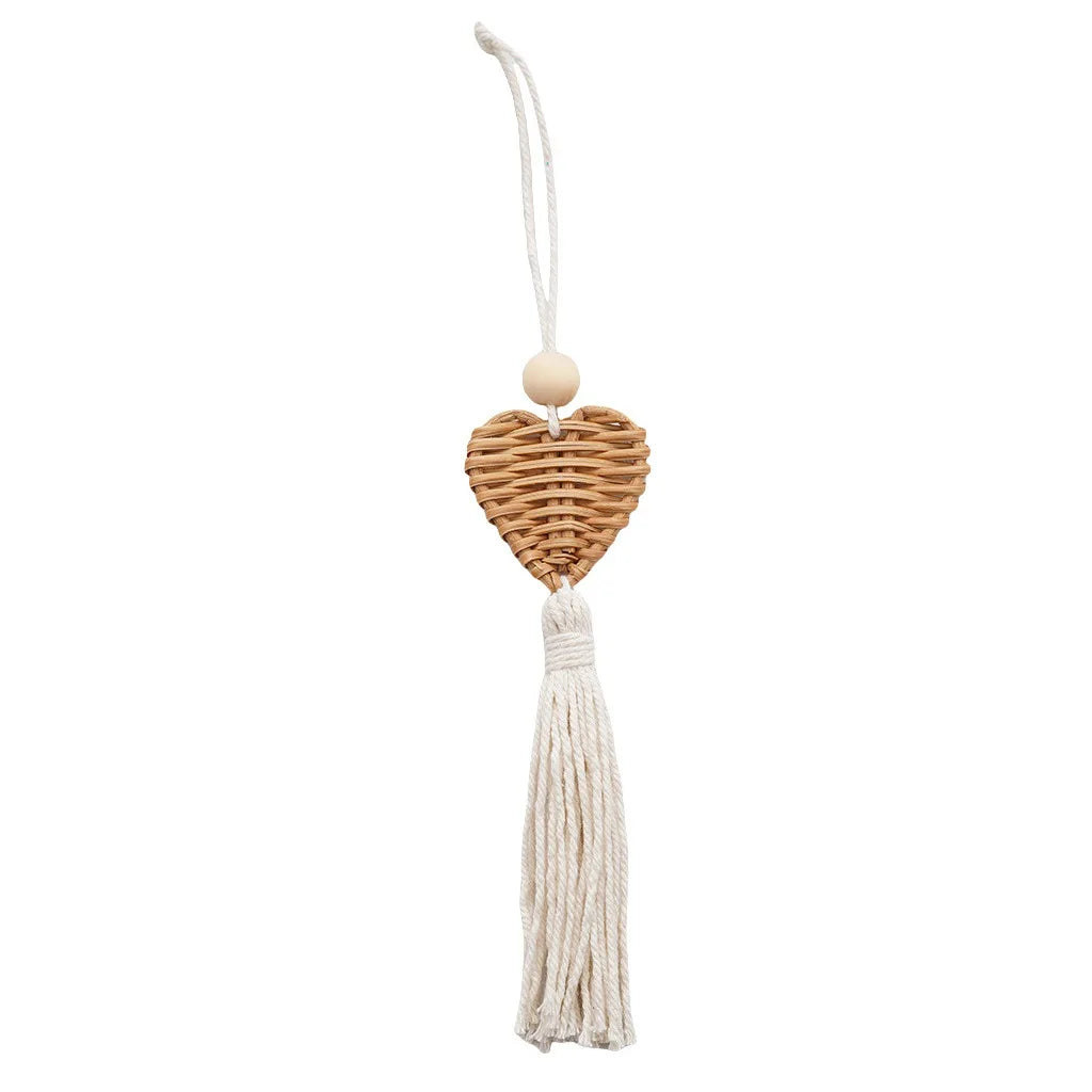 1Pc Boho Decor Macrame Holiday Wall Pendant Handmade Wall Art Retro Grass Vine Weaving Cotton Hanging Ornament Tree Gifts