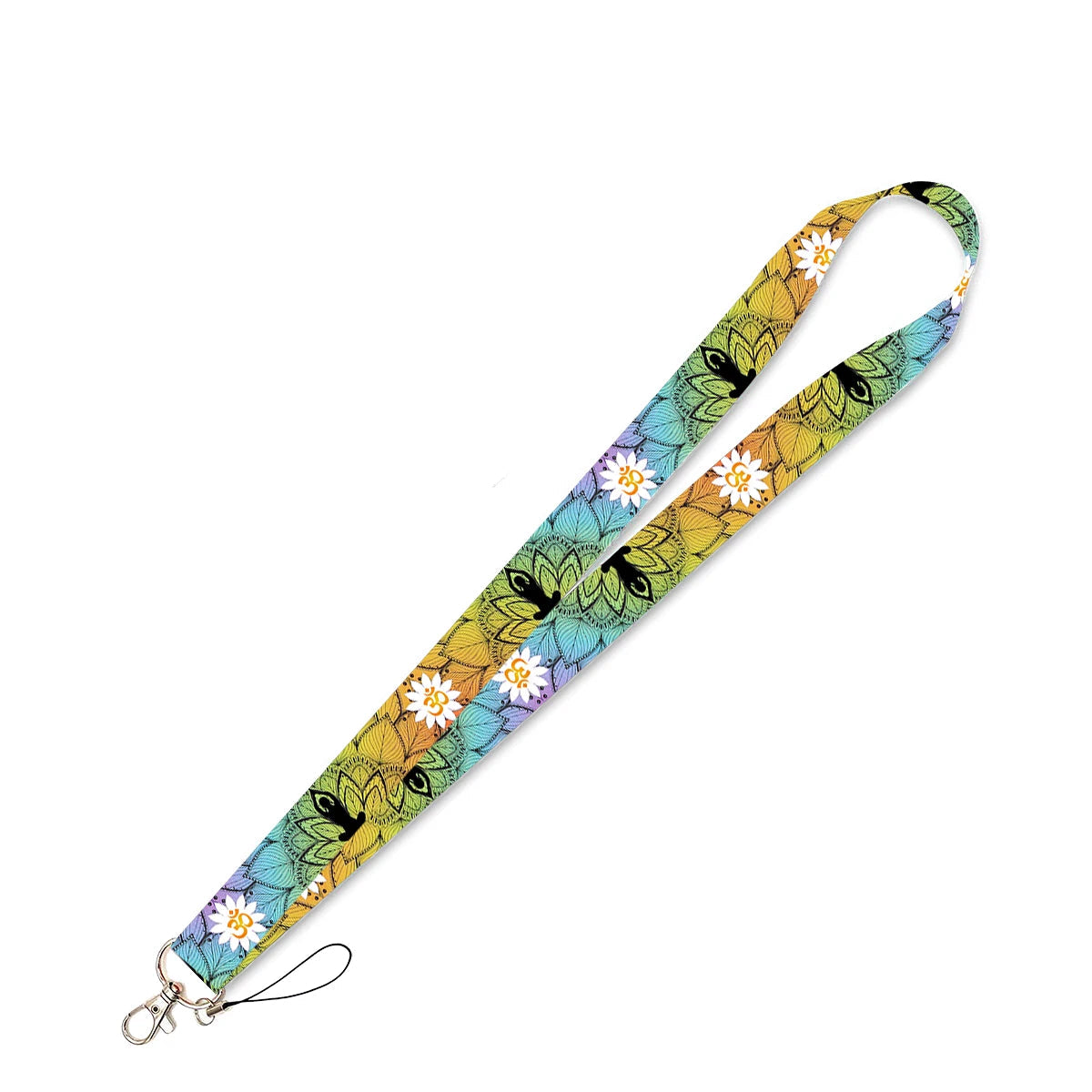 Tejesa 2pcs Beautiful Lanyard Keys Chain Badge Holder ID Credit Card Pass Hang Rope Lariat Mobile Phone Charm Accessories Gifts Wholesale