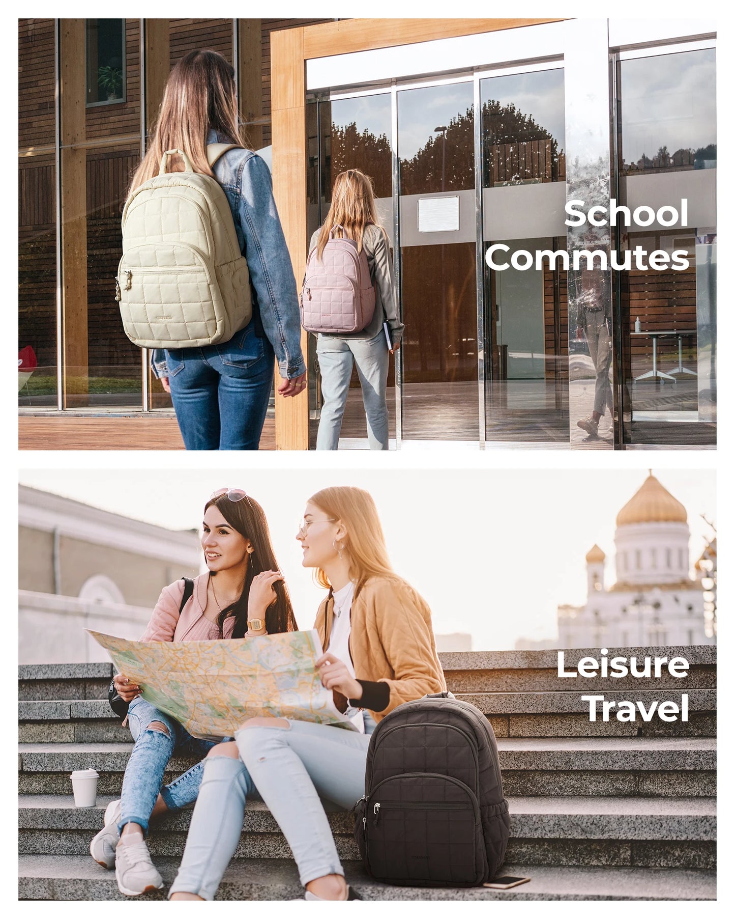 Hemasa  Waterproof  Laptop Backpack  for Women/ Fashion Bags for Teenage Girls
