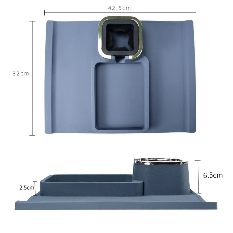 Sofa cup holder tray, silicone non-slip sofa drink holder, strong weight mobile phone/remote control/snack sofa cup holder