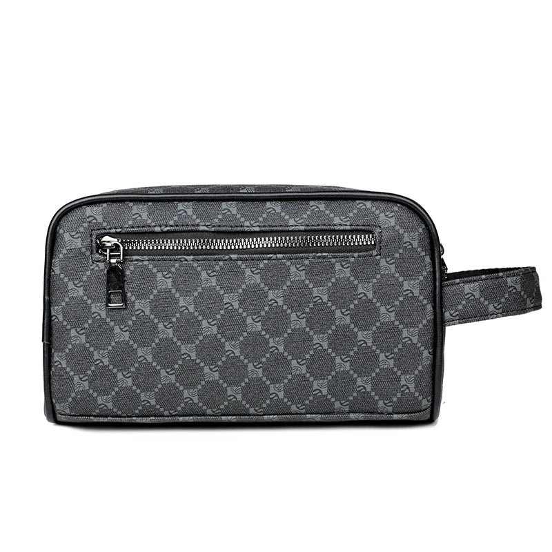 Tejesa  PU Leather Clutch Bags Money Purse For Men/ Wasit Strap Wallets Man Pouch bag
