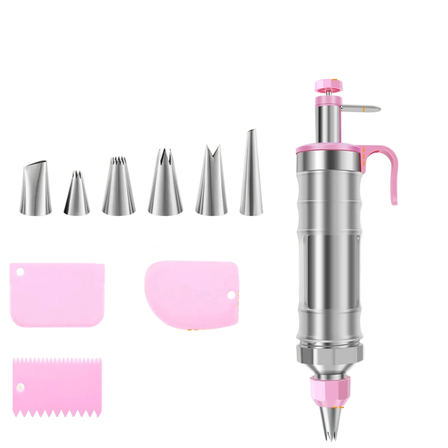 Tejesa Cake Decorating Piping Syringe DIY Cupcake Decorating Nozzle Frosting Making for DessertDessert Cookies Cream Filling Injector