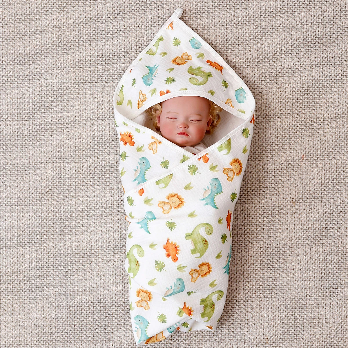Tejesa 2Pcs New 100% Cotton Breathable Baby Swaddle Blanket Newborn Bath Towel Infant Quilt