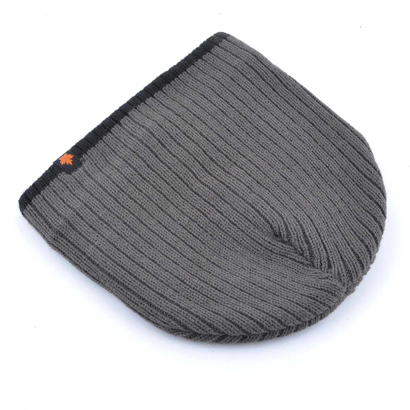 Men's Skullies Beanies Knitted Wool Hats Men Winter Knitting Thick Beanie Hat Double Layer Solid Color Velvet Warm Bonnet Cap