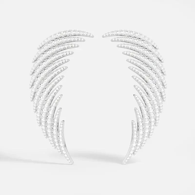 LIKI 2025 New 925 Silver High-Quality Wing Earrings, Necklaces, Rings And Bracelets Are Designed By Women's Luxury Designers
