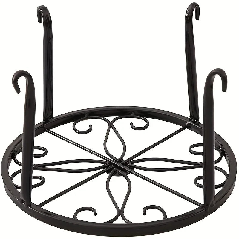 Tejesa Iron Multi-layer Flower Pot Rack1-2Personal Indoor and Outdoor Balcony Floor-standing Succulent Green Radish Flower Stand Storag