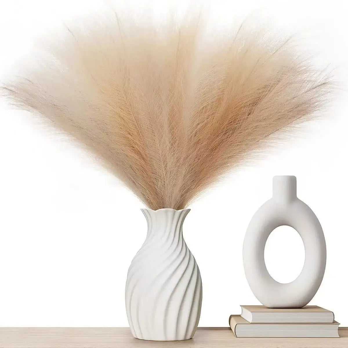 Tejesa Artificial Pampas Grass Decor Flowers Fake Plant Reed for DIY Floral Table Arrange Flower Wedding Home Christmas Decoration