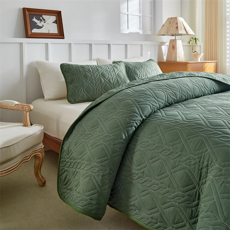 Tejesa Queen Quilt Bedding Set Lightweight Quilts Queen King Coverlet, Summer Blanket, Soft Bedspreads Bed Coverlets with Pillow Shams