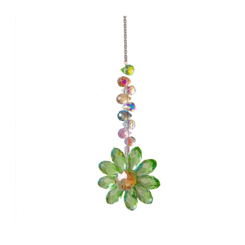 Hemasa Daisy  Crystal Sun Catcher  Window Decors Rainbow Maker Indoor Suncatcher Courtyard Garden Decoration