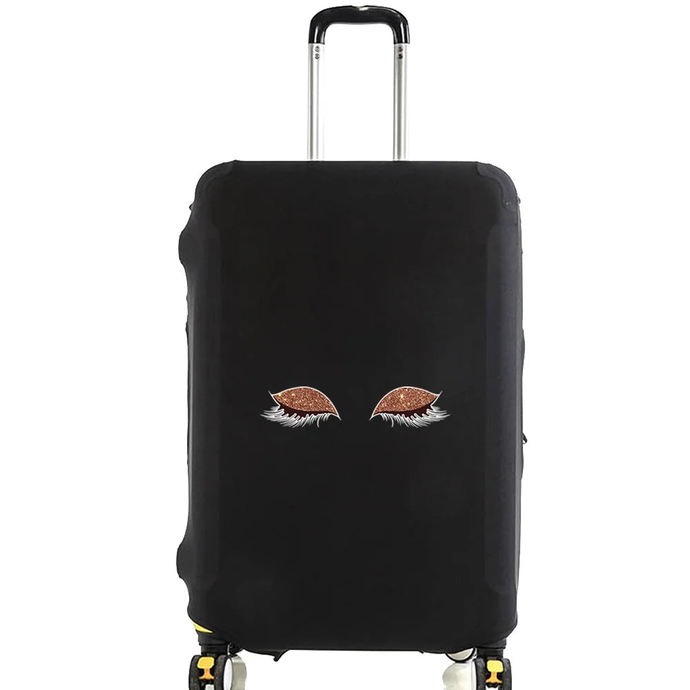 Tejesa Luggage Protective Cover for 18 To 28 Inch Pattern Trolley Suitcase Elastic Dust Bags Case