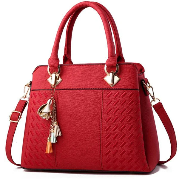 Hemasa Crossbody Bag  and handbag with tassel hanging Large Capacity Female Shoulder Bags Embroidery Tote