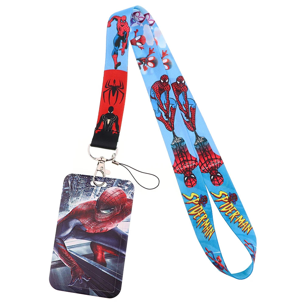 YQ437 Lanyard ID Badge Holder Card Cover Phone Rope Cartoons Neck Strap Keychain Key Holder Lariat Cool Gift
