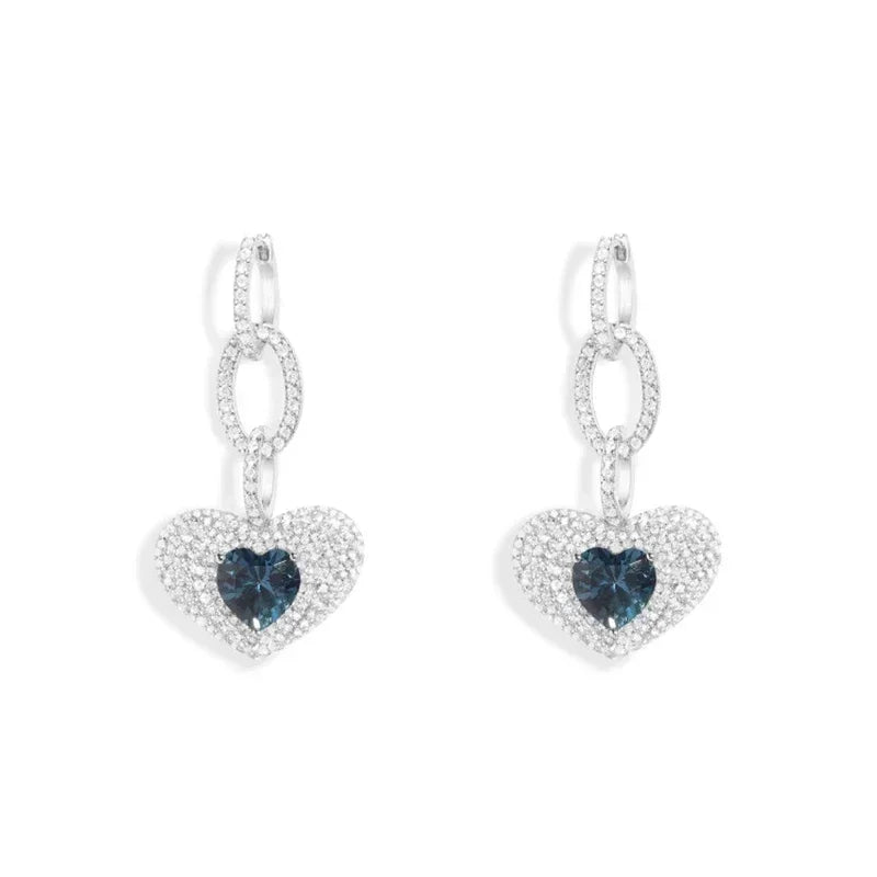 Tejesa LI KI 925 Sterling Silver High Quality 2023 October New Love Color Diamond Earrings Necklace Bracelet Ring Exquisite Jewelry
