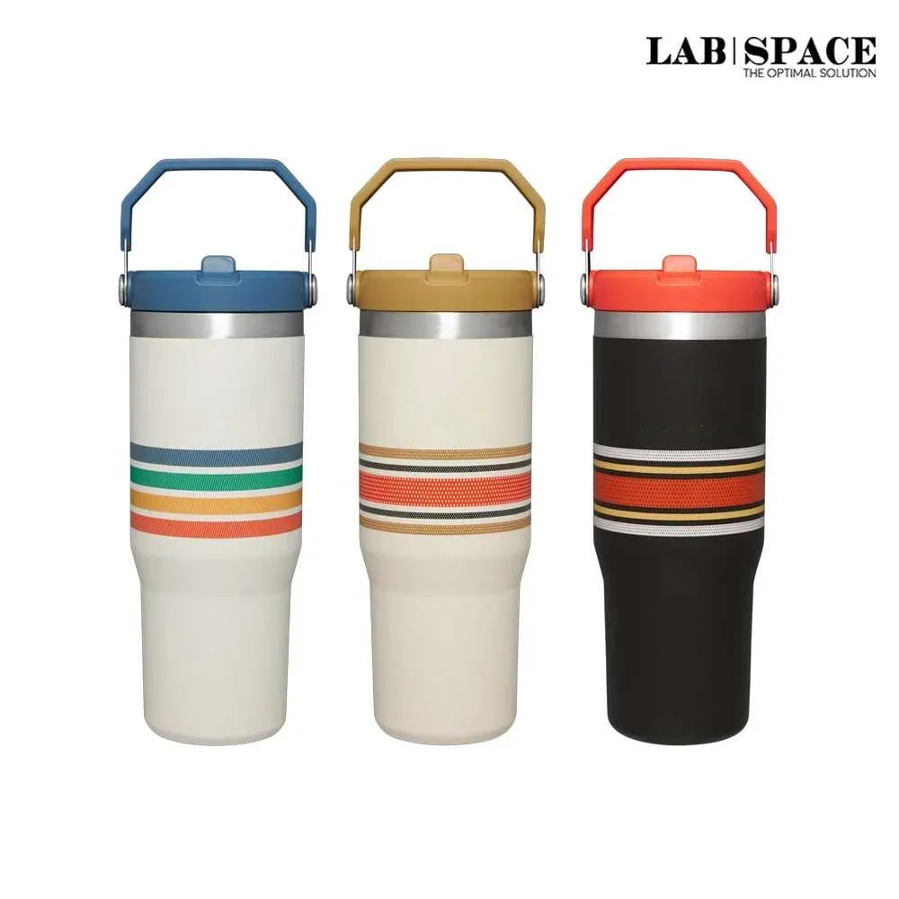 Hemasa Stanley 30oz Tumbler With Handle Leopard Tumbler With Straw Lids Stainless Steel Coffee cup