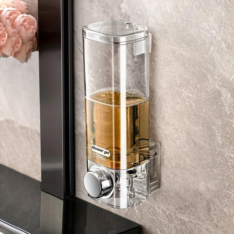 Hemasa Wall Mounted Soap Dispenser with No Need for Drilling Installation/Bathroom and Kitchen Storage Organizer