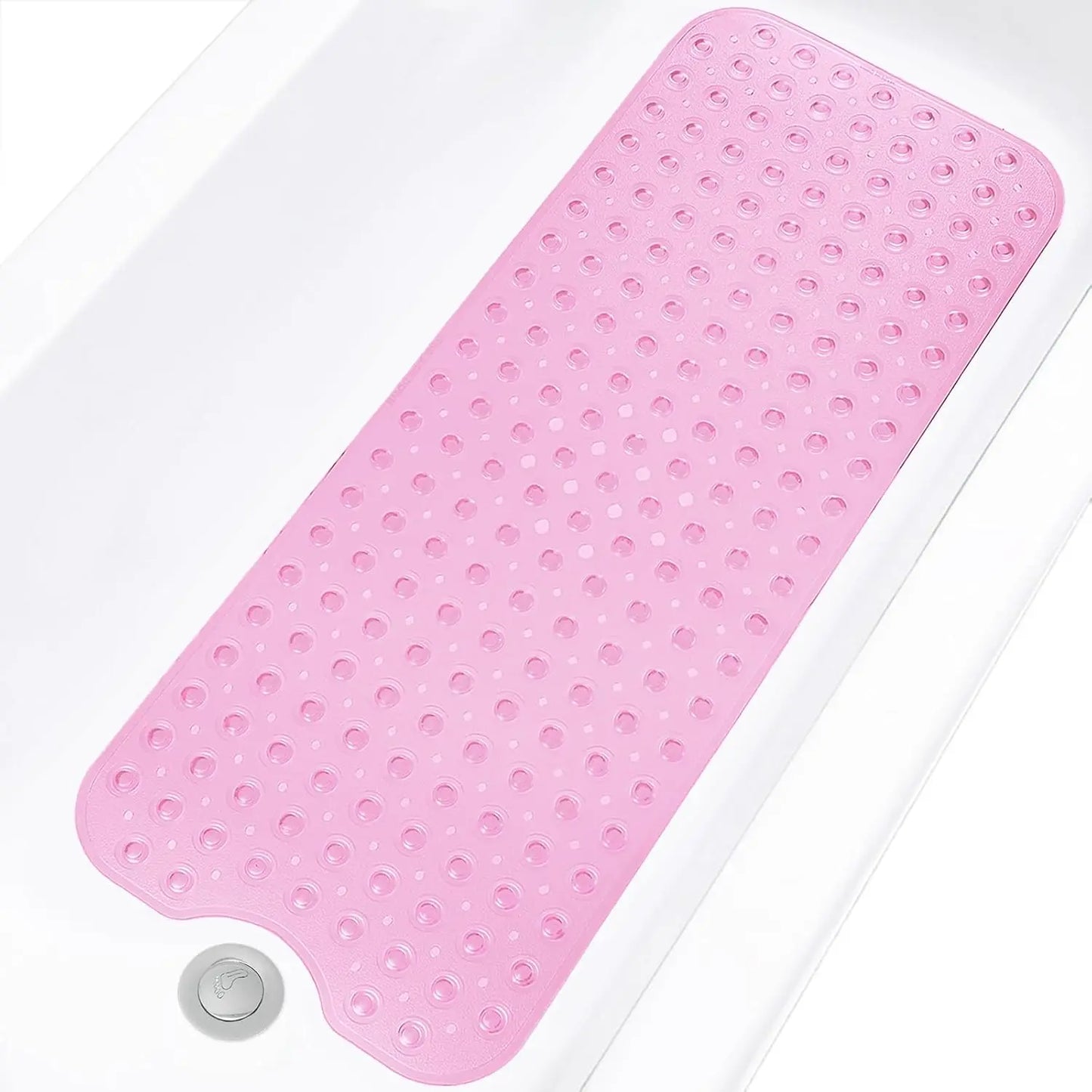 1pc Non Slip Bathtub Mats, 40x100cm Cartoon Ocean Bath Mats with Suction Cups & Dran Holes, PVC Shower Mats Bath Rugs Quick Dry